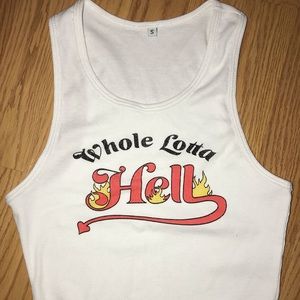 Women’s Whole Lotta Hell Crop Top